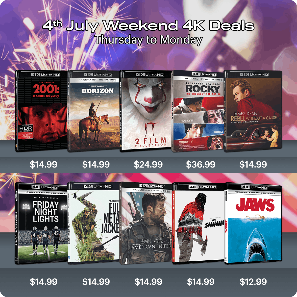 1200x1200 Weekend Deals: July 4th 4K