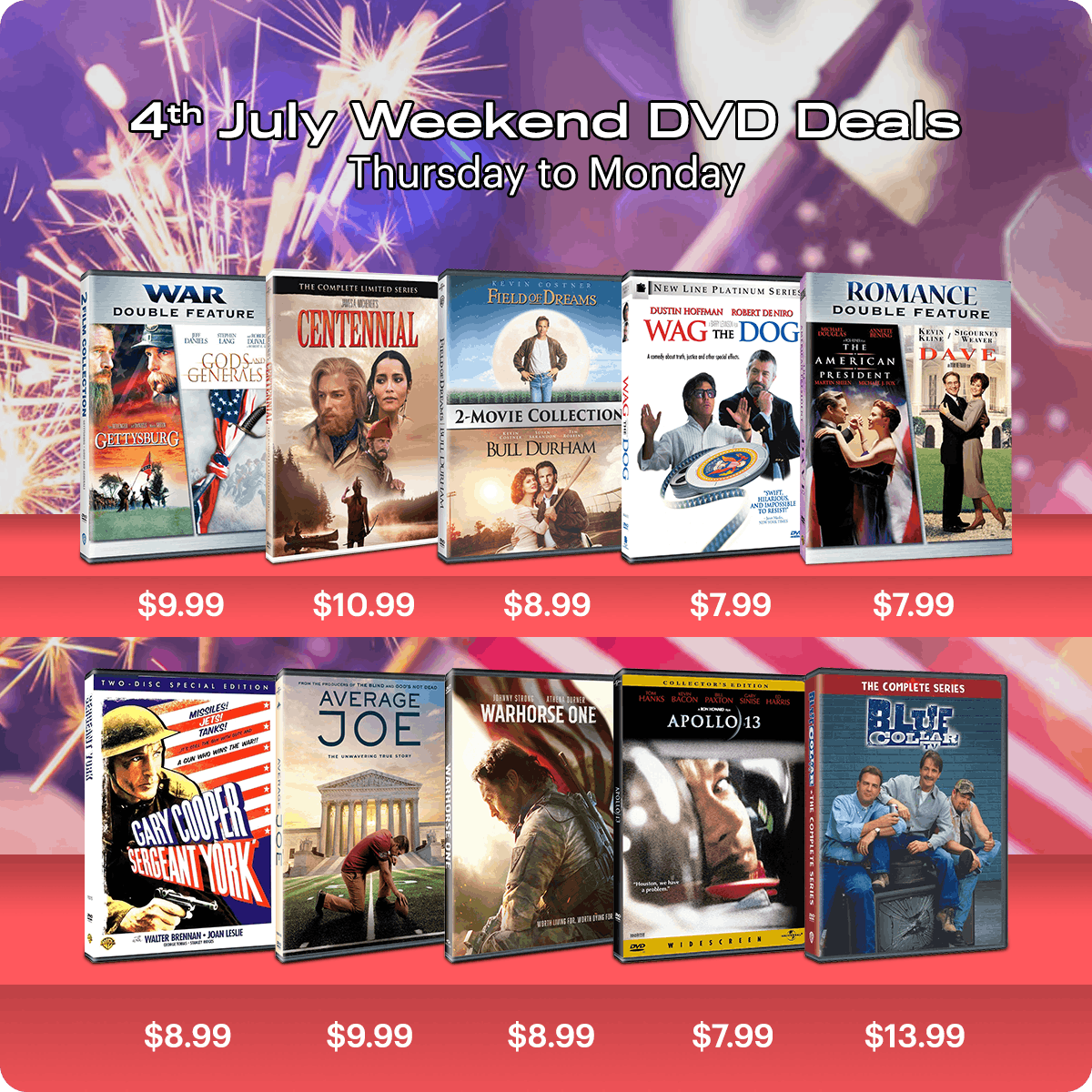 1200x1200 Weekend Deals: 4th July DVD