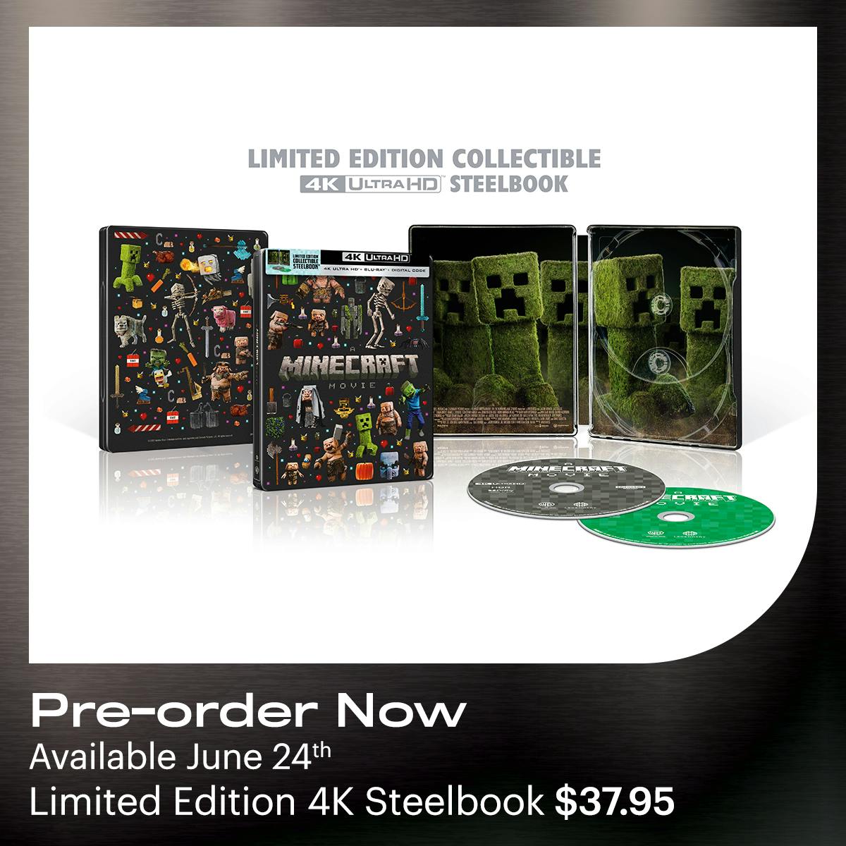 1200x1200 A Minecraft Movie LTD 4K Steelbook