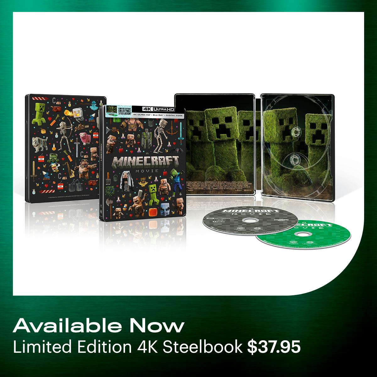 1200x1200 A Minecraft Movie LTD 4K Steelbook