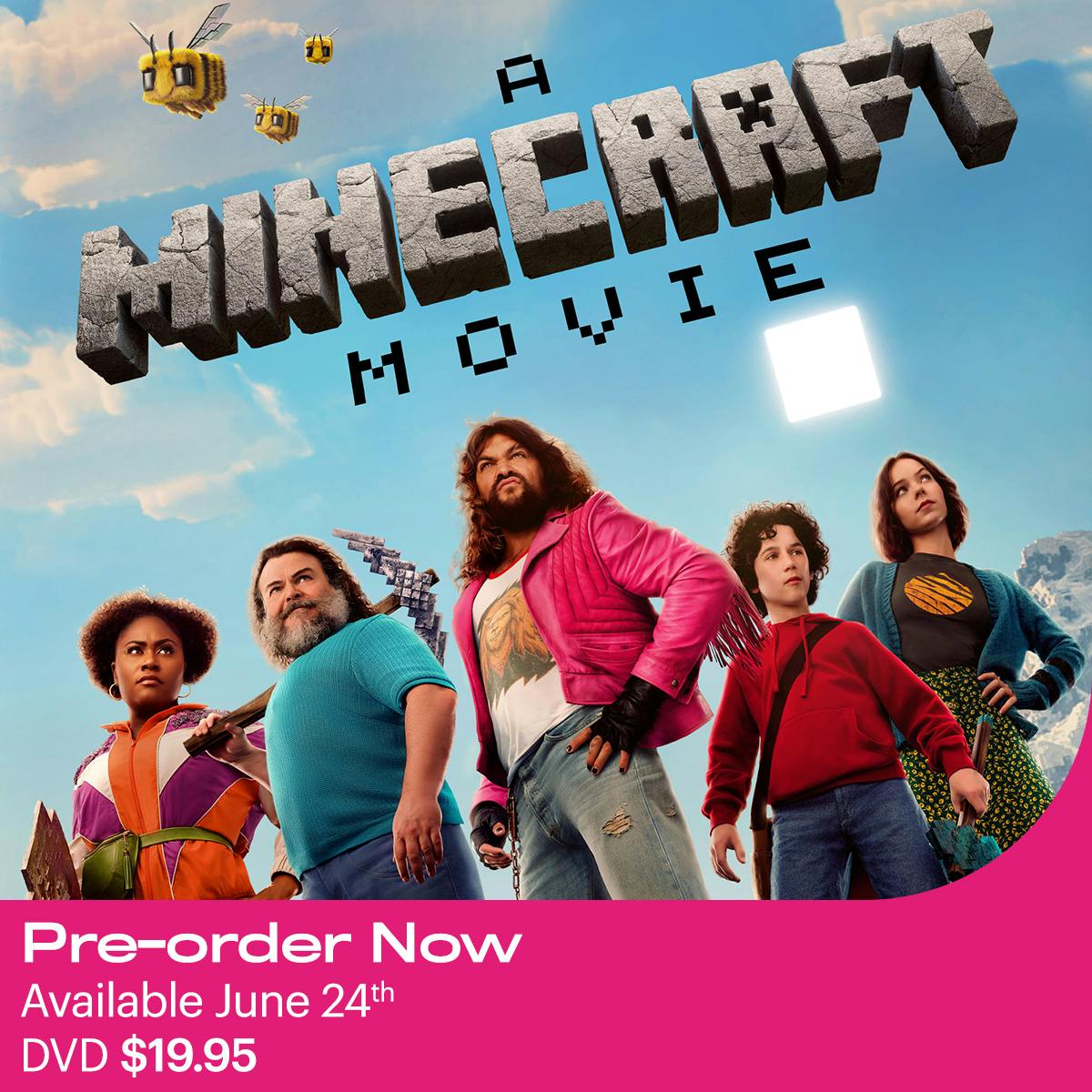 1200x1200 A Minecraft Movie DVD
