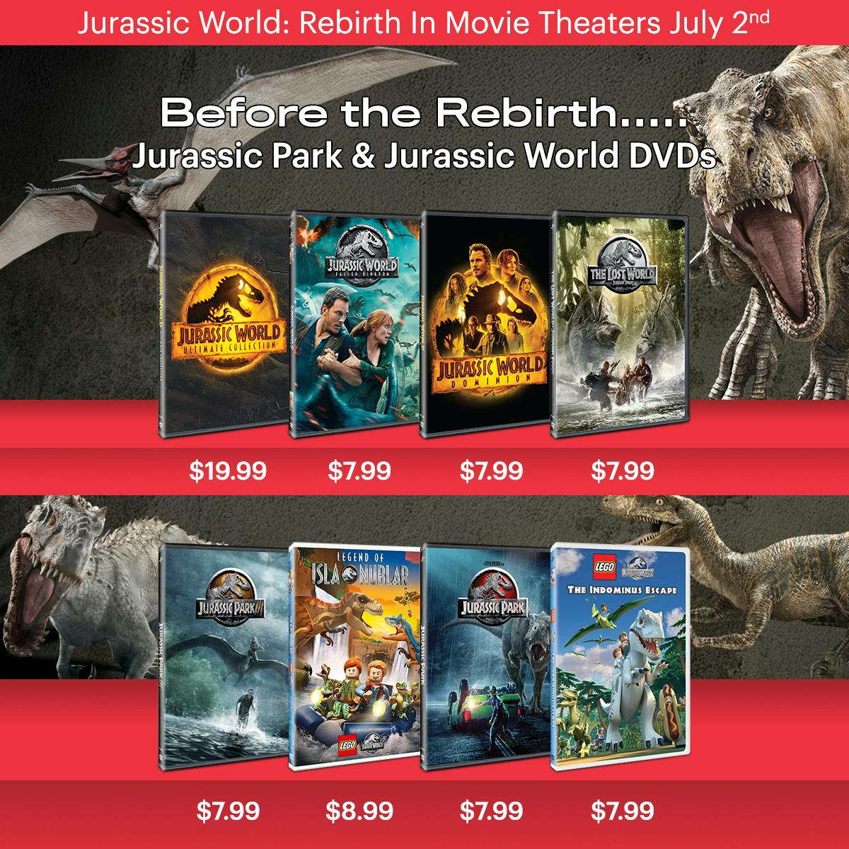 1200x1200 Jurassic: Before the Rebirth DVD