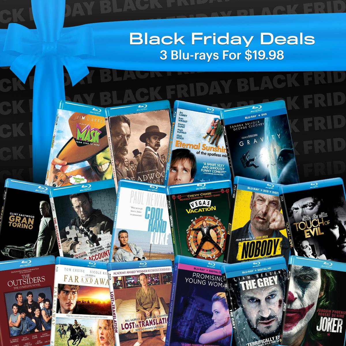 1200x1200 Black Friday - 3 Blu-rays For $19.98