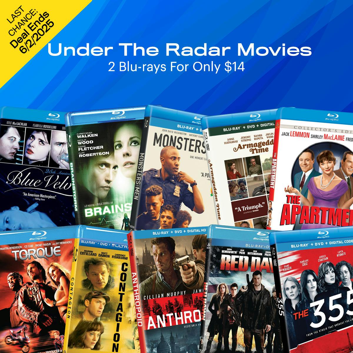 1200x1200 Under the Radar 2 BDs for $14