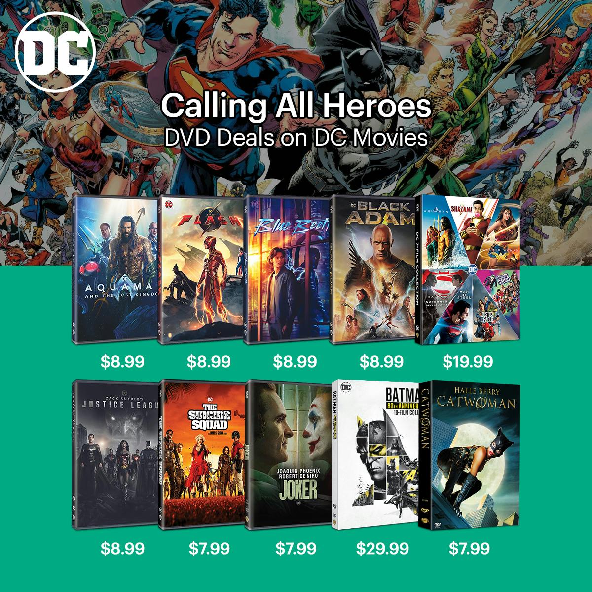 1200x1200 DC Movie Deals Feb 2025