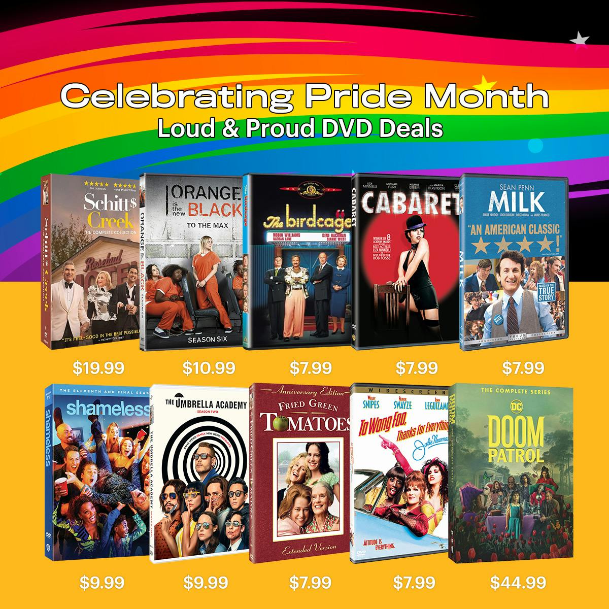 1200x1200  Pride Month 2025 DVD Deals