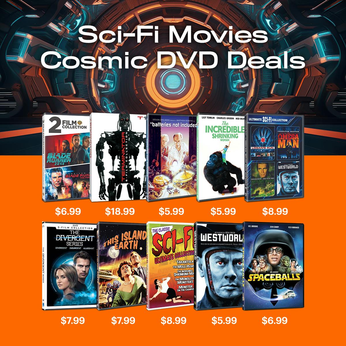 1200x1200 Sci-Fi Movies - Cosmic Deals on DVD