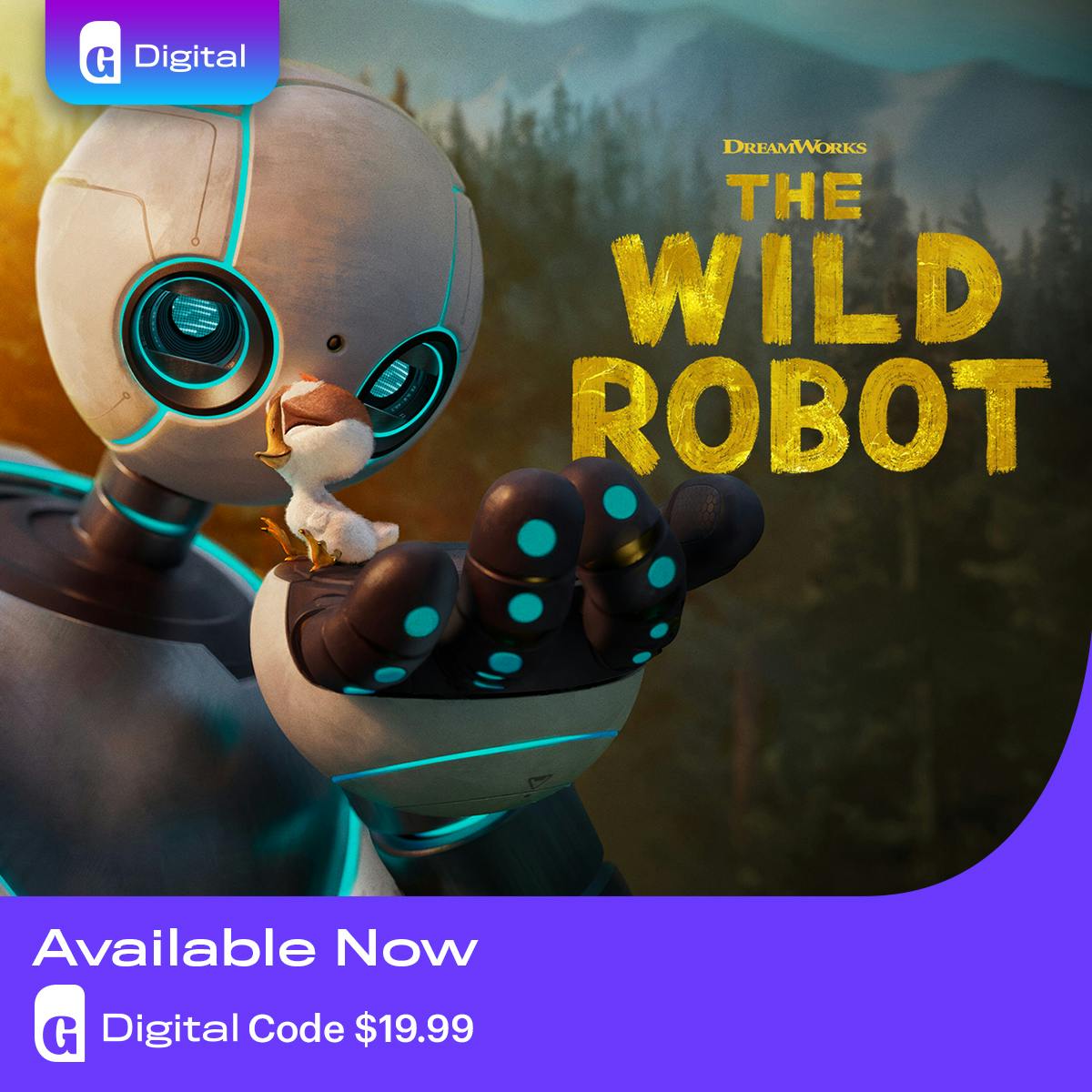 1200x1200 The Wild Robot Digital Code