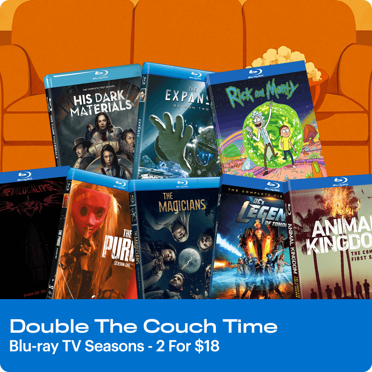 1200x1200 TV  Blu-ray Seasons - 2 For $18
