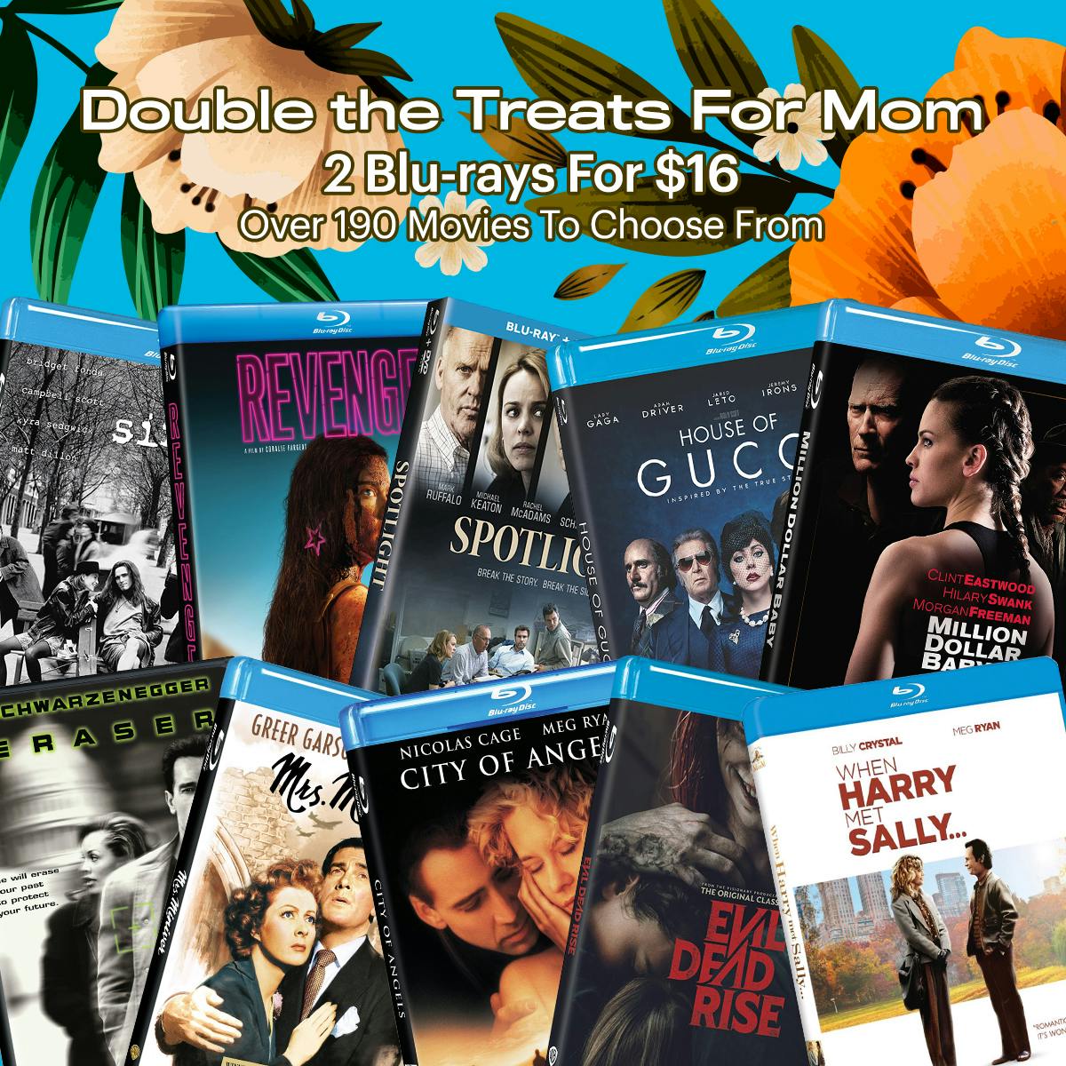 1200x1200 Mother's Day  2 Blu-rays For $16