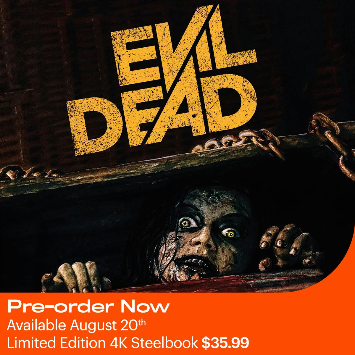 1200x1200 Evil Dead Limited Edition 4K Steelbook