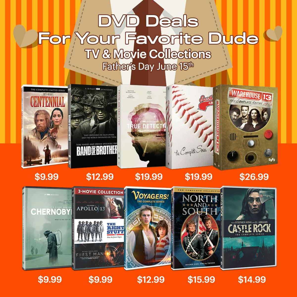 1200x1200 Fathers Day DVD Deals - Collections