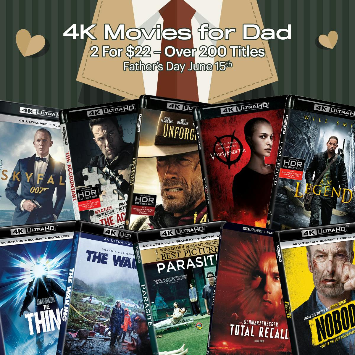 1200x1200 Father's day 2025 4K 2 For $22