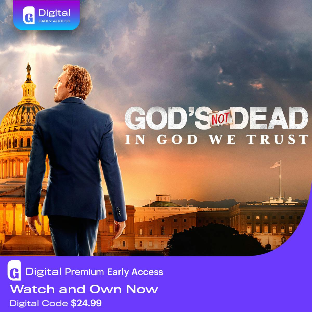 1200x1200 God's Not Dead: In God We Trust Digital Code