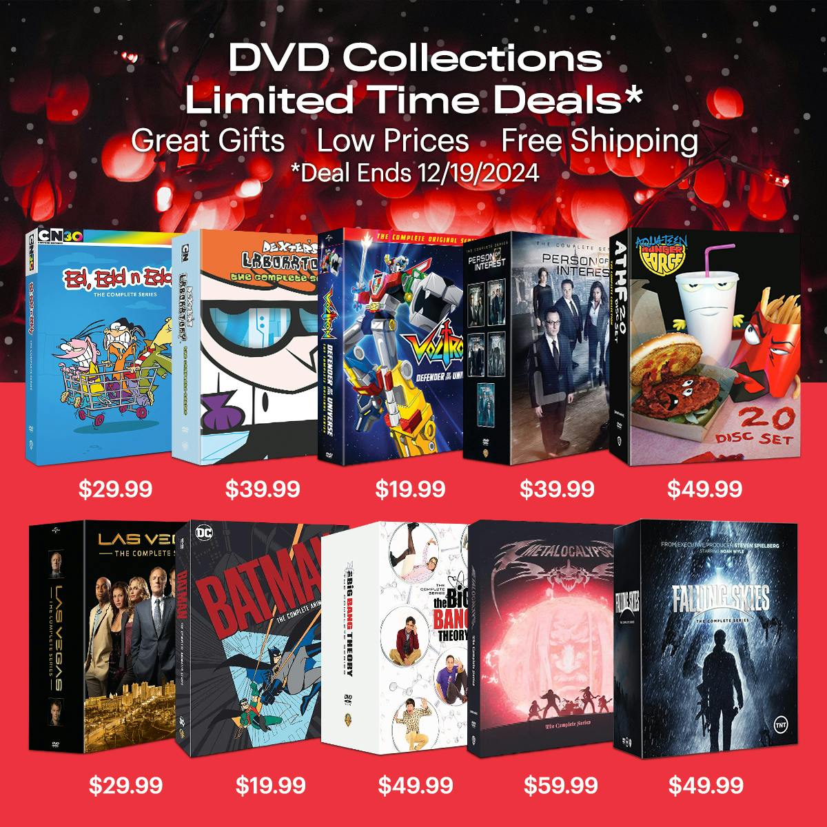 1200x1200 Limited Time Deals on DVD Collections