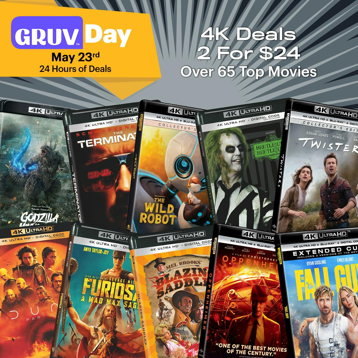 1200x1200 GRUV Day 4K 2 for $24