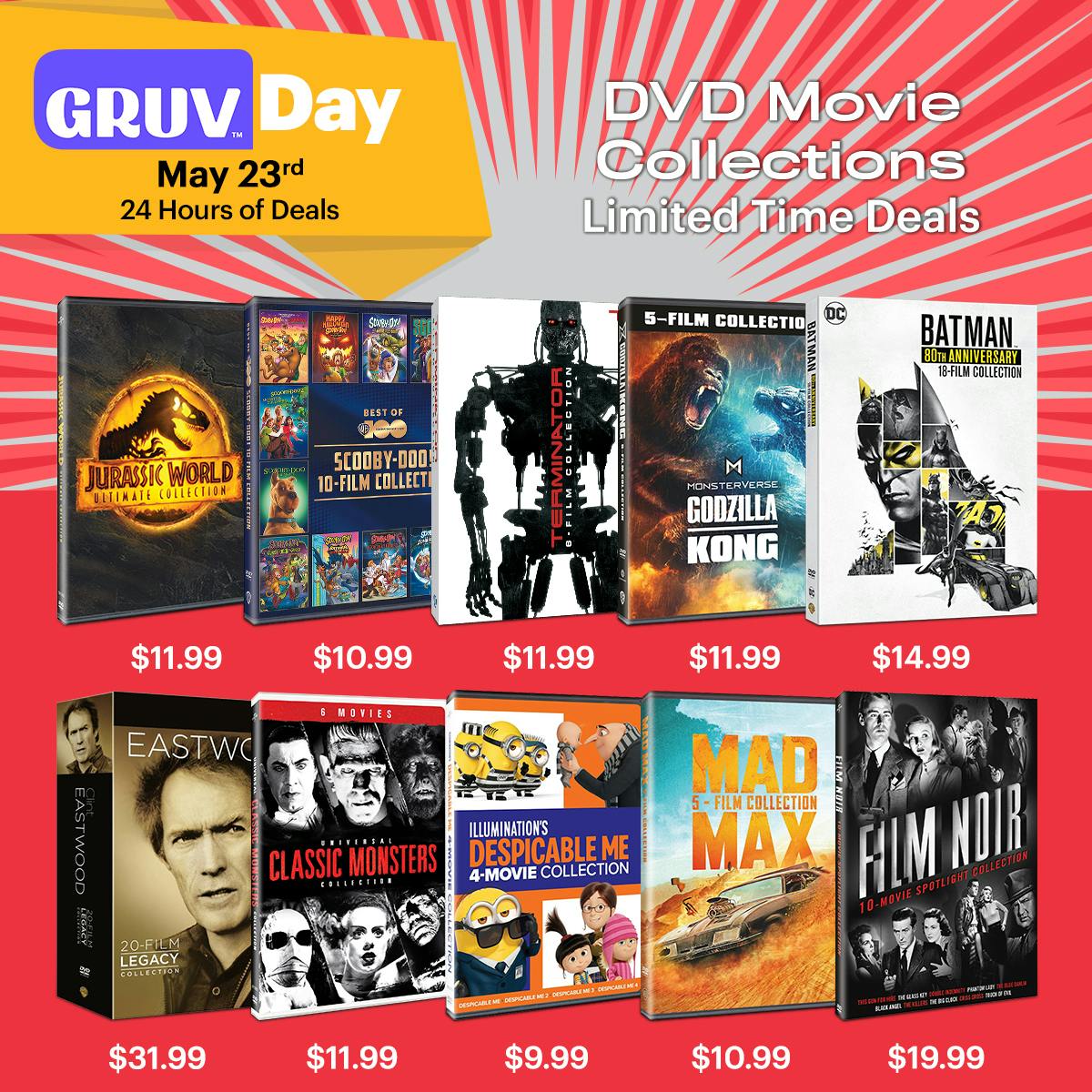 1200x1200 GRUV Day DVD Movie Collections