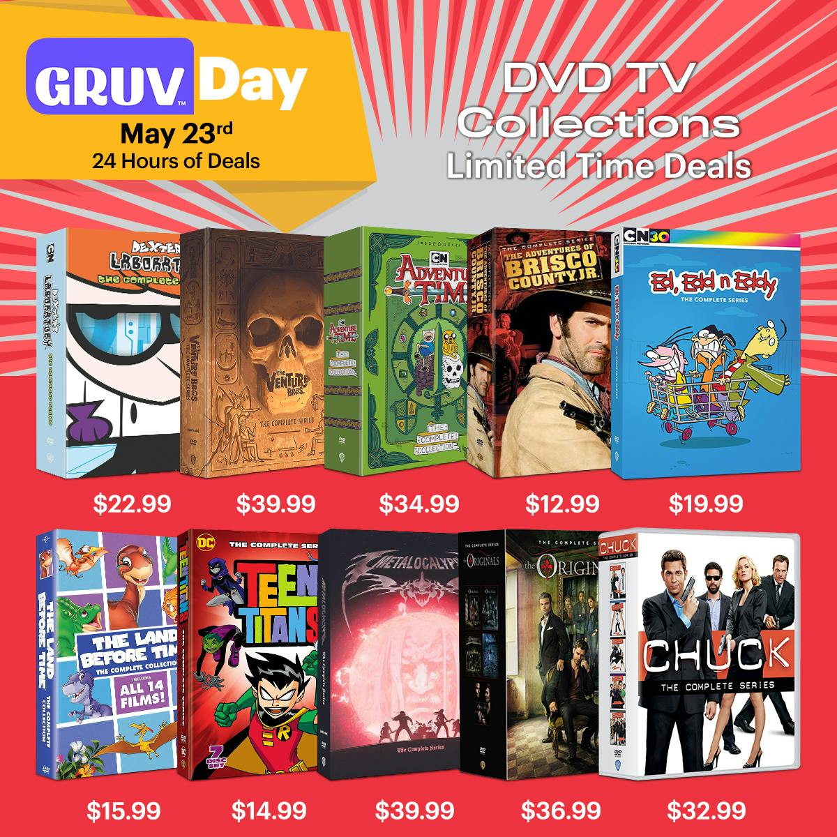 1200x1200 GRUV Day DVD TV Collections
