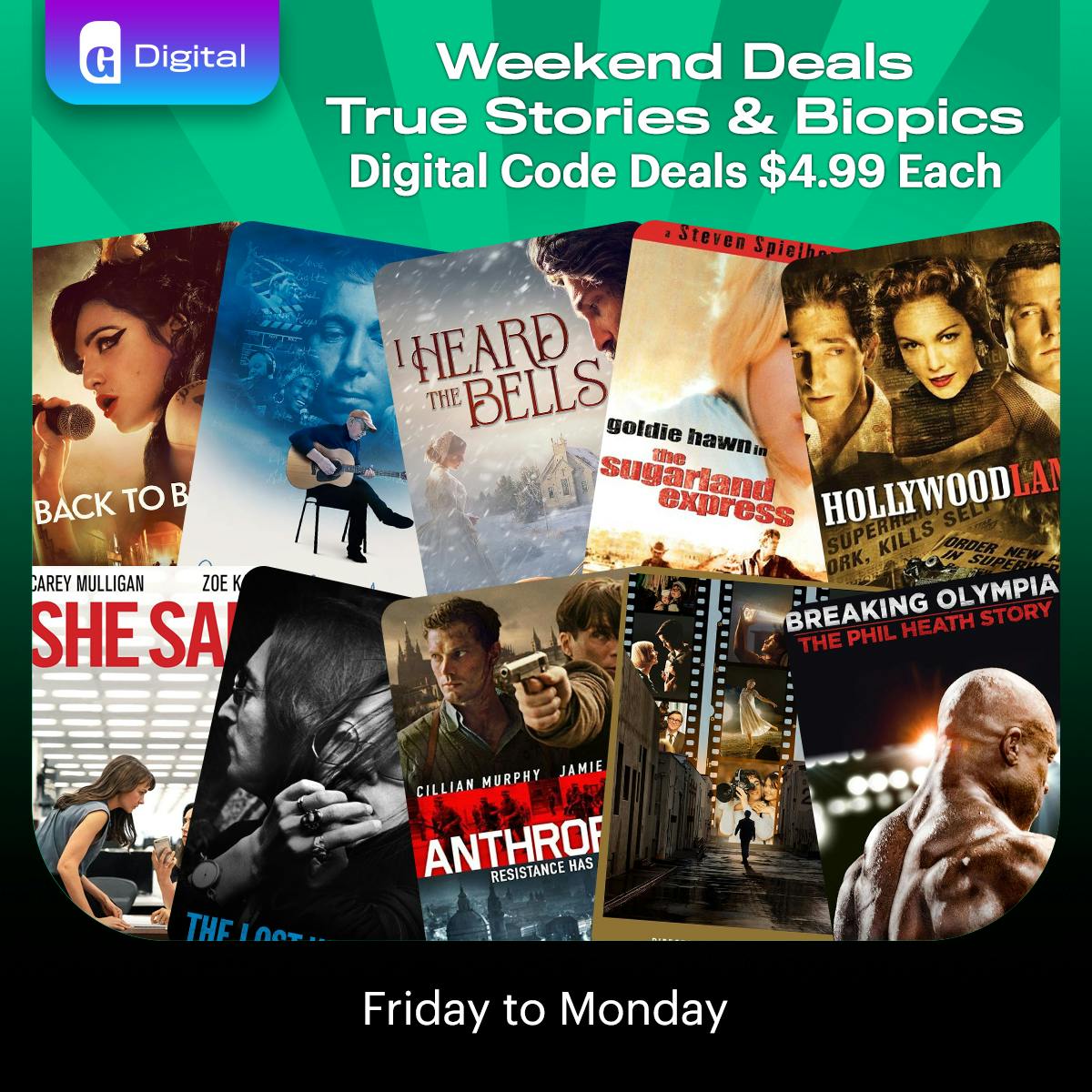 1200x1200 Weekend Digital Deals: True Stories