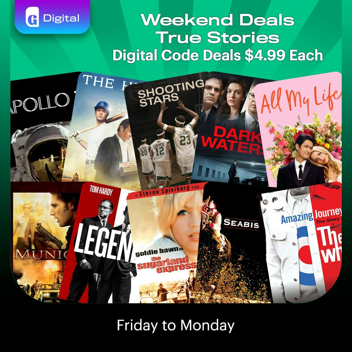 1200x1200 Digital Weekend Deals - True Stories 2025