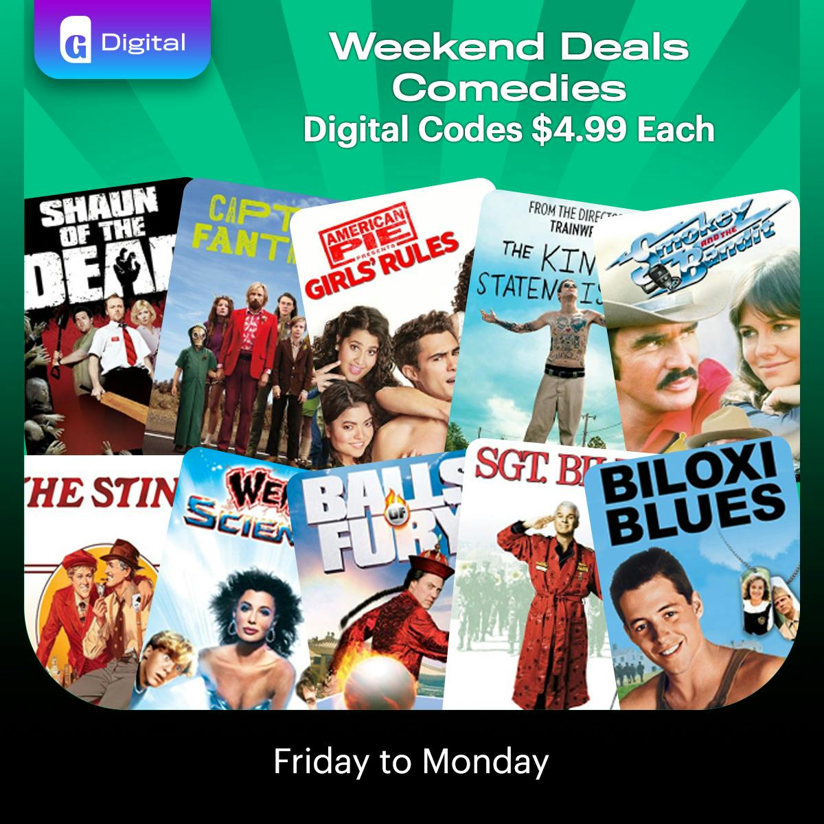 1200x1200 Weekend Digital Code Comedy Movie Deals