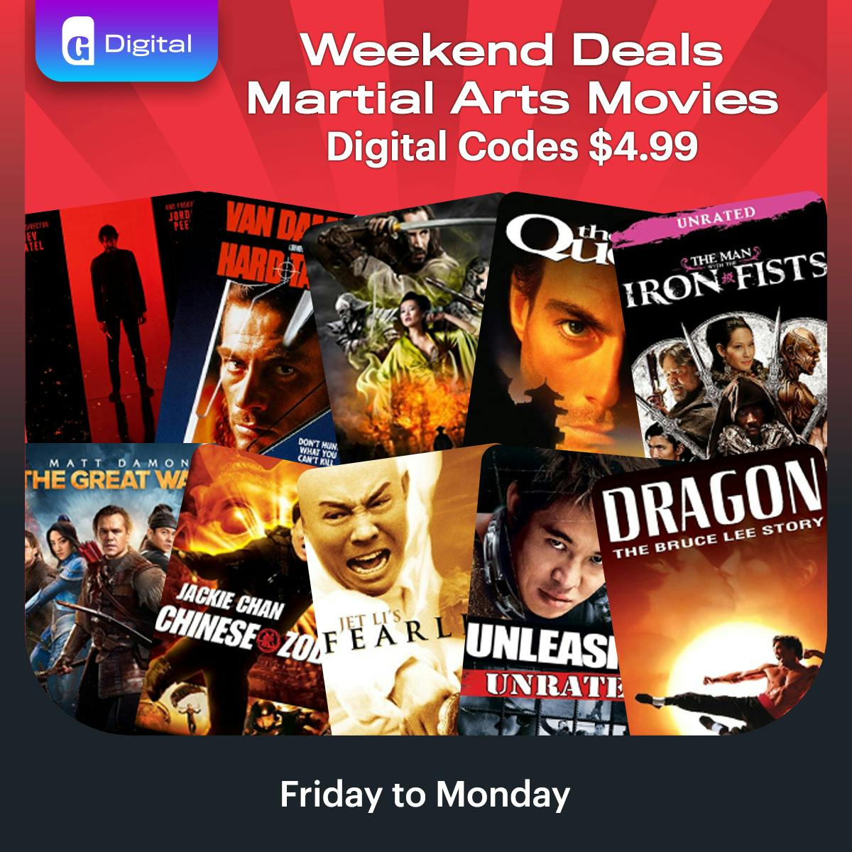 1200x1200 Weekend Digital Deals: Martial Arts