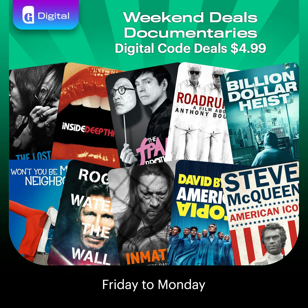 1200x1200 Digital Code Weekend Documentaries 2024