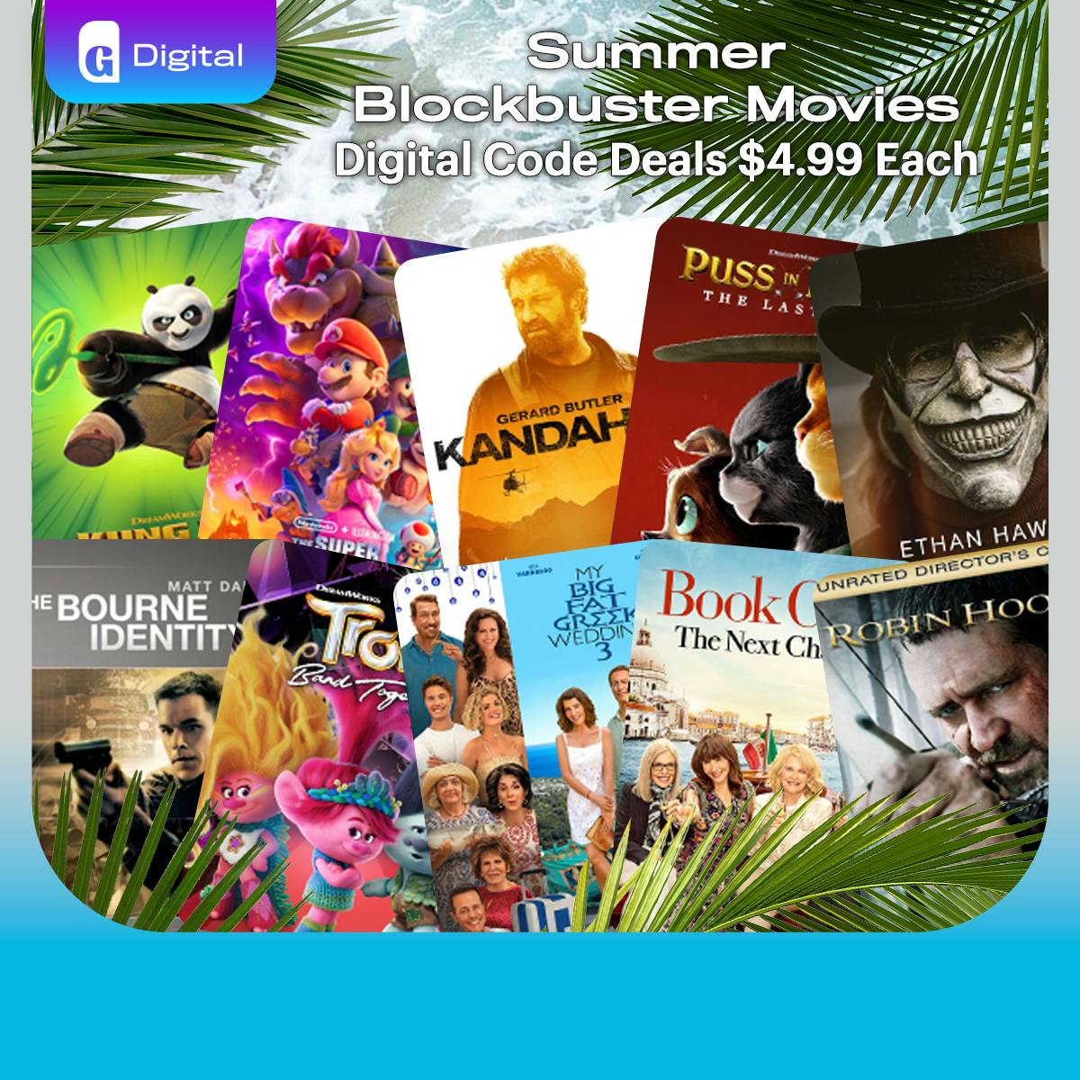 1200x1200 Summer Blockbusters 2025 Digital Codes