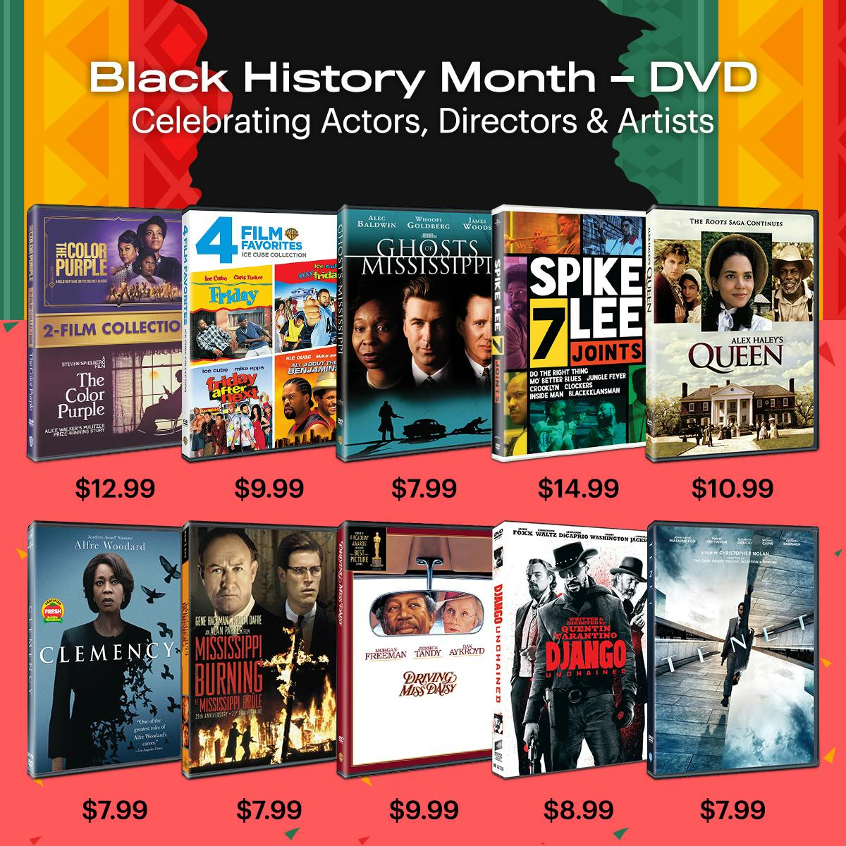 1200x1200 Black History Month DVDs