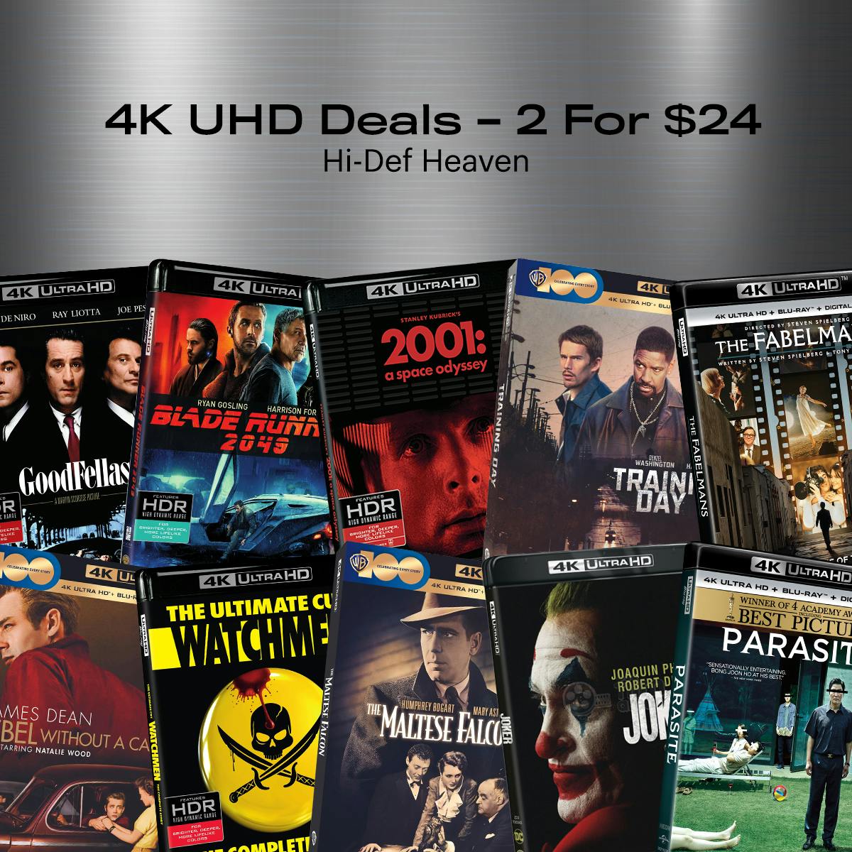 1200x1200 4K UHD Deals 2 For $24 Nov 2025