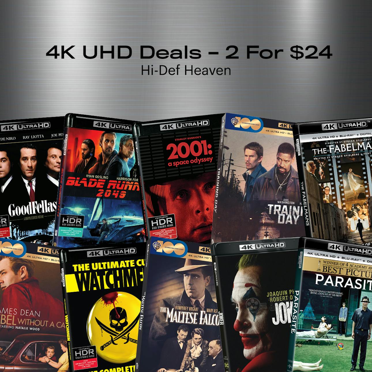 1300x500 4K UHD Deals 2 For $24 Nov 2025