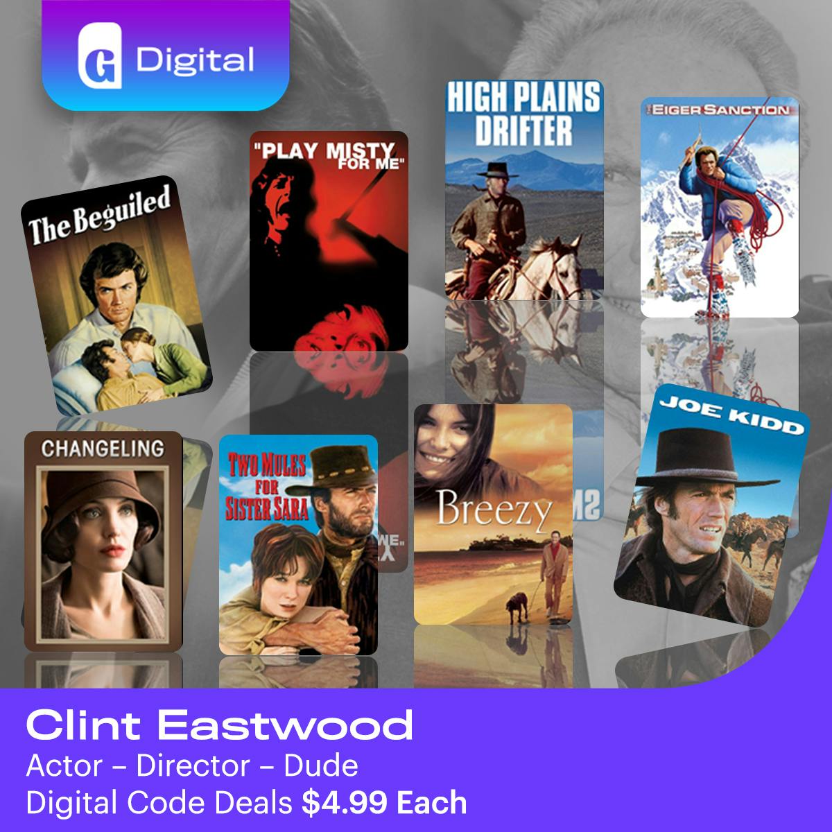1200x1200 Clint Eastwood Digital Code Deals