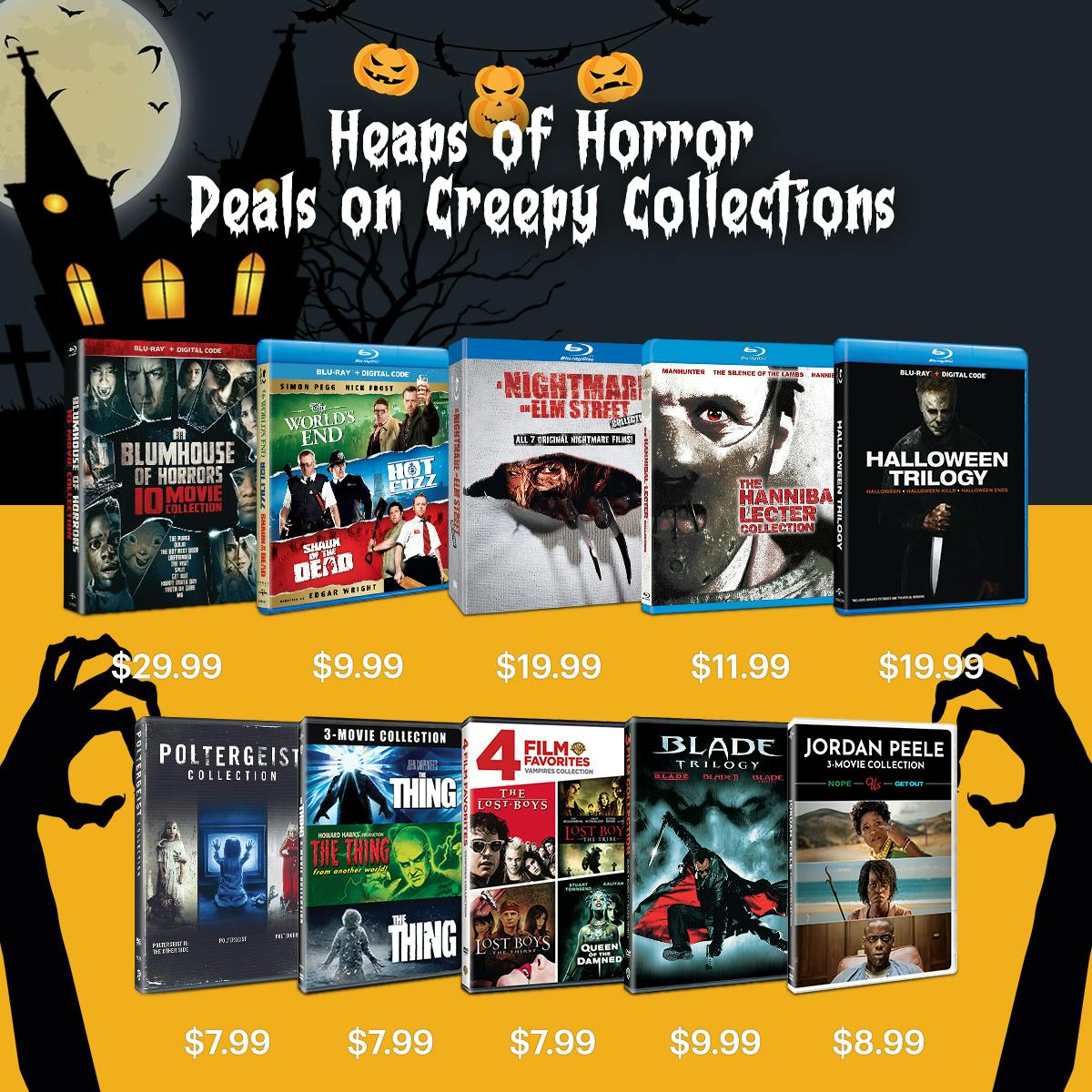 1200x1200 Halloween Movie Collections 2025