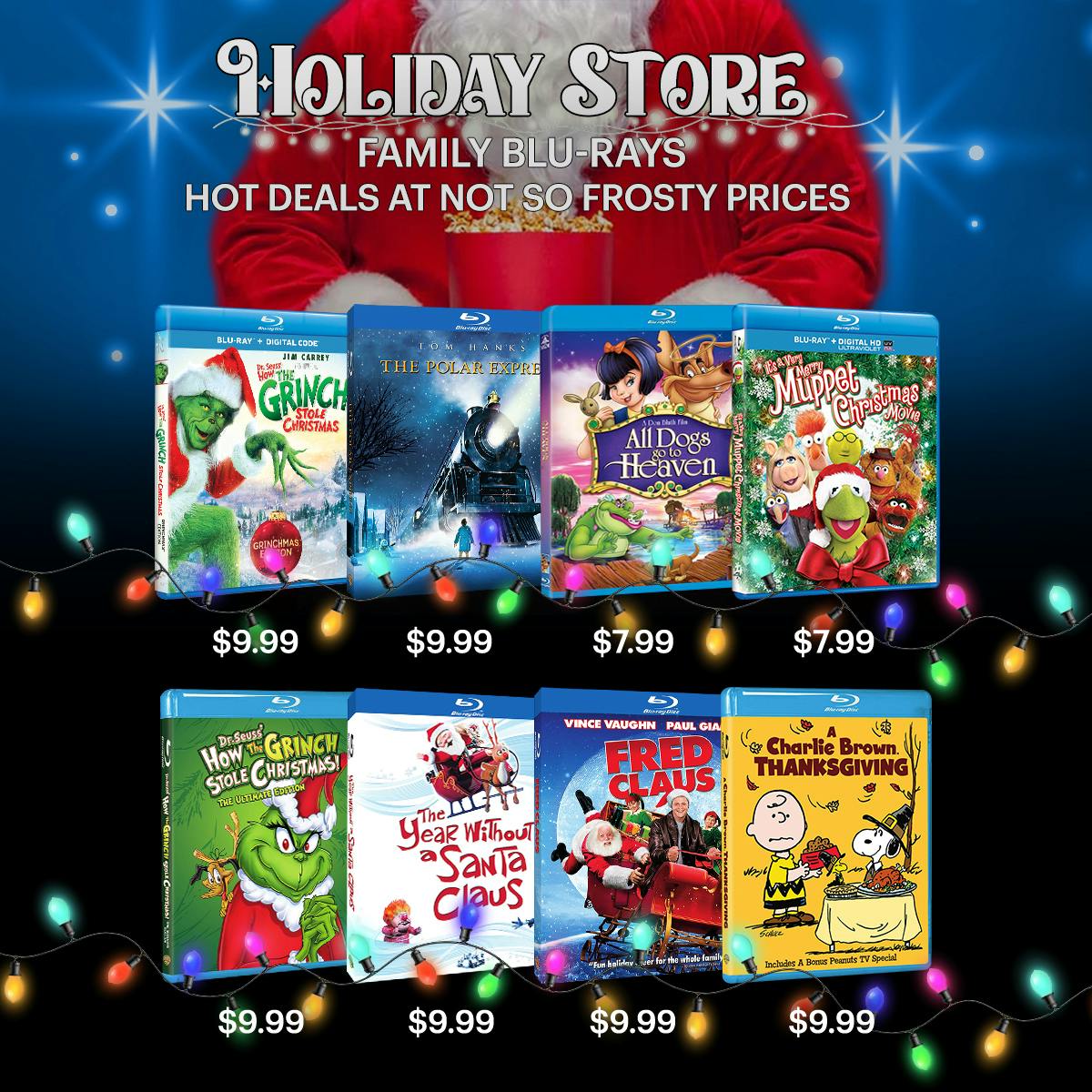 1200x1200 Holiday Store Family Blu-rays 2025