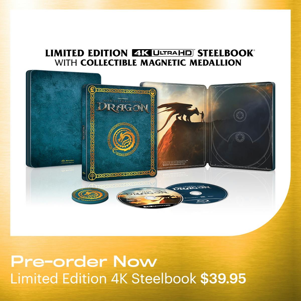 1200x1200 How to Train Your Dragon 2025 Steelbook