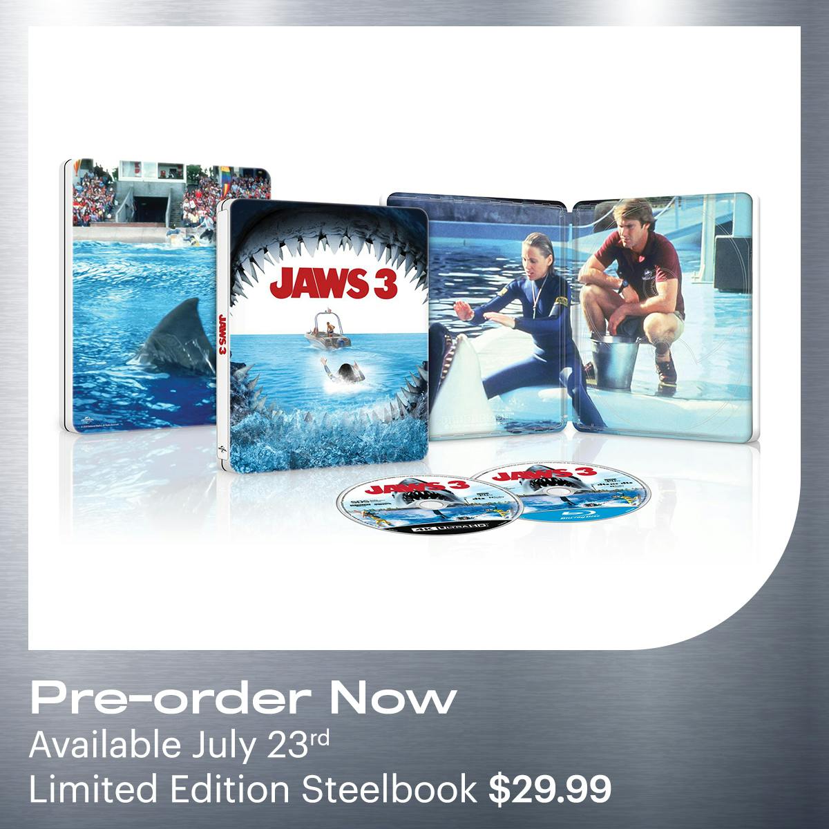 1200x1200 Jaws 3 Limited Edition Steelbook