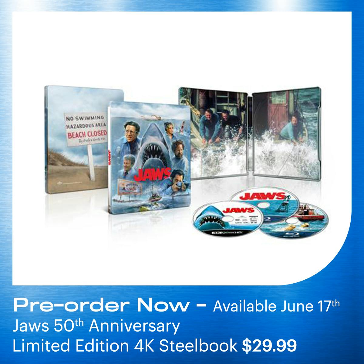 1200x1200  Jaws 50th 4K Steelbook