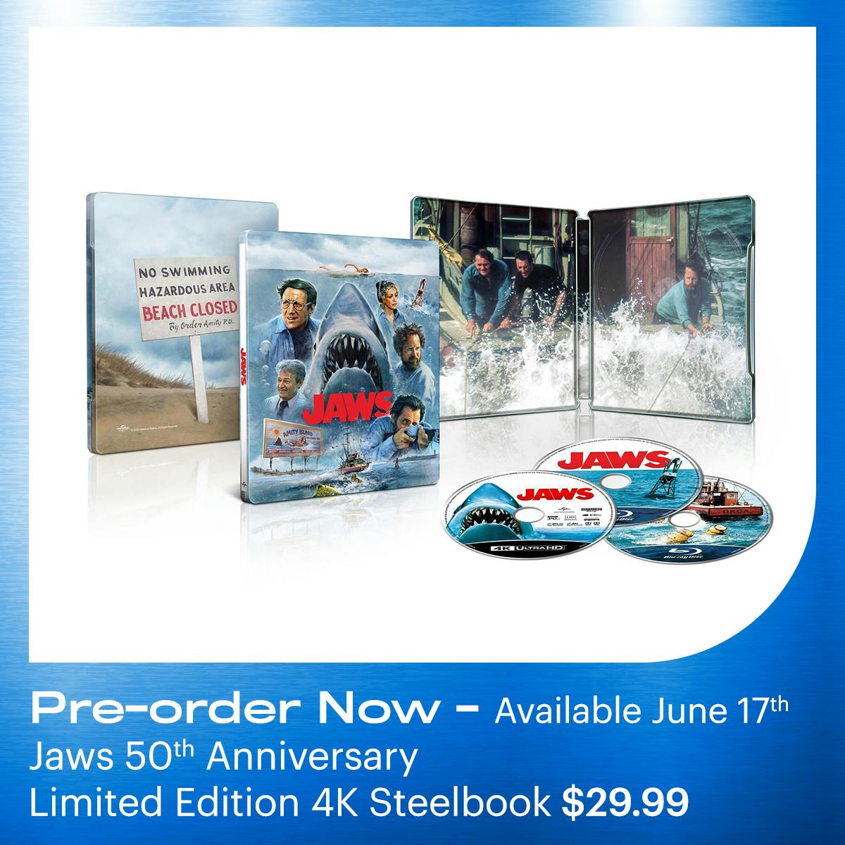 1200x1200  Jaws 50th 4K Steelbook