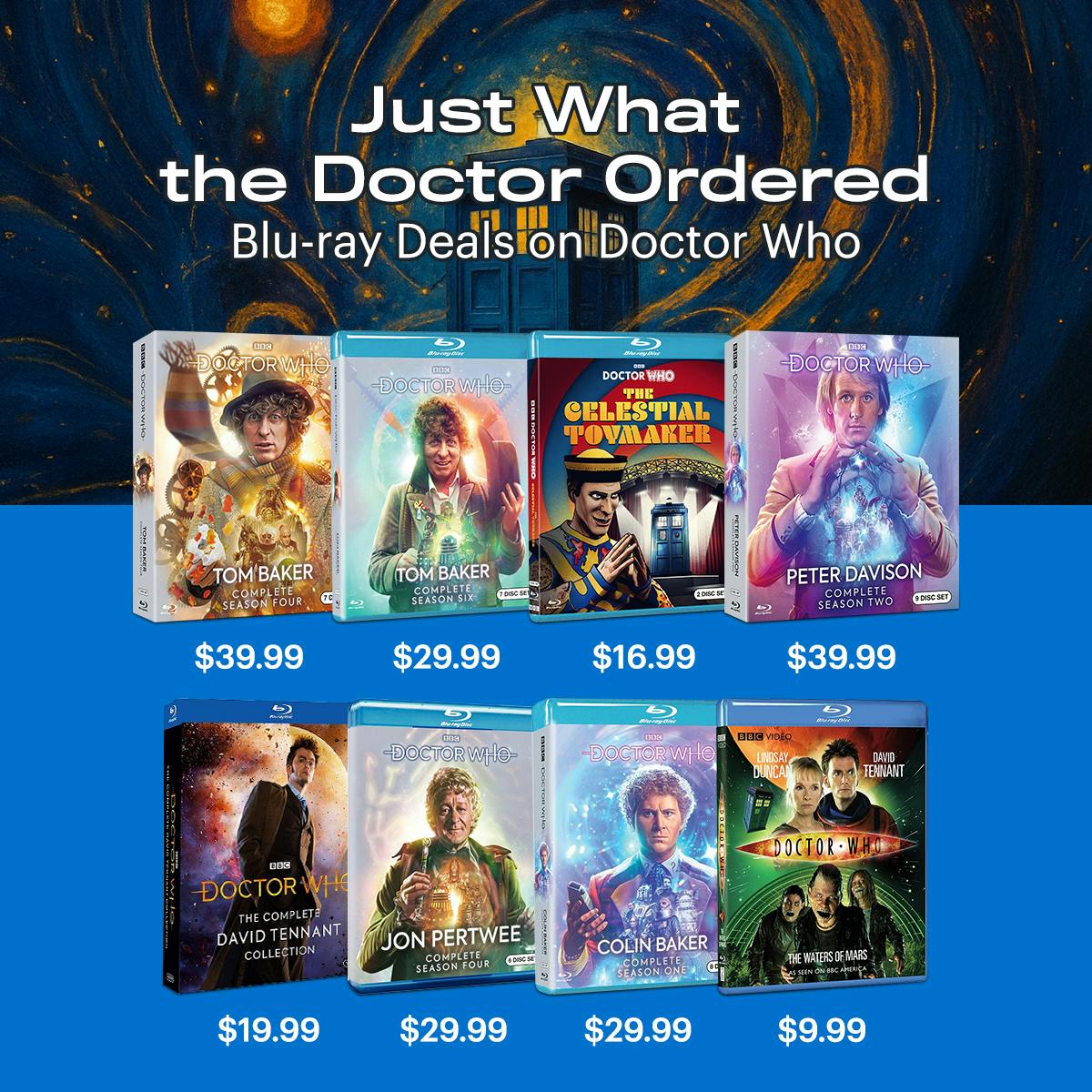 1200x1200 Doctor Who  Blu-ray Deals June