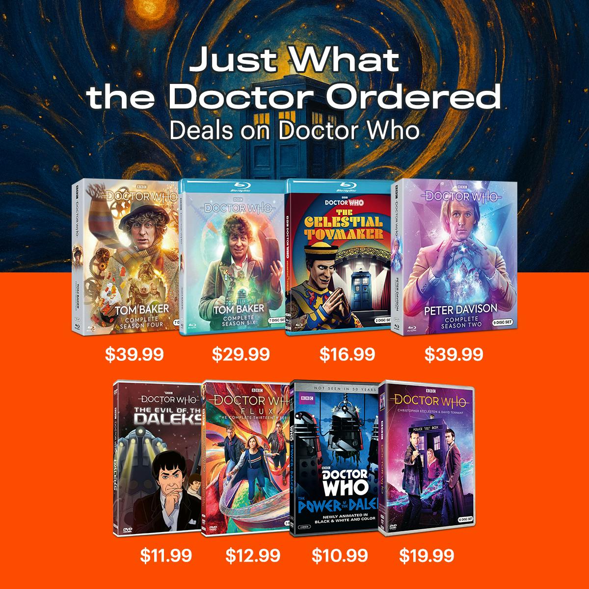 1200x1200 Doctor Who Deals June