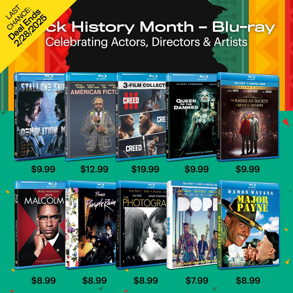 1200x1200 Black History Month Blu-ray