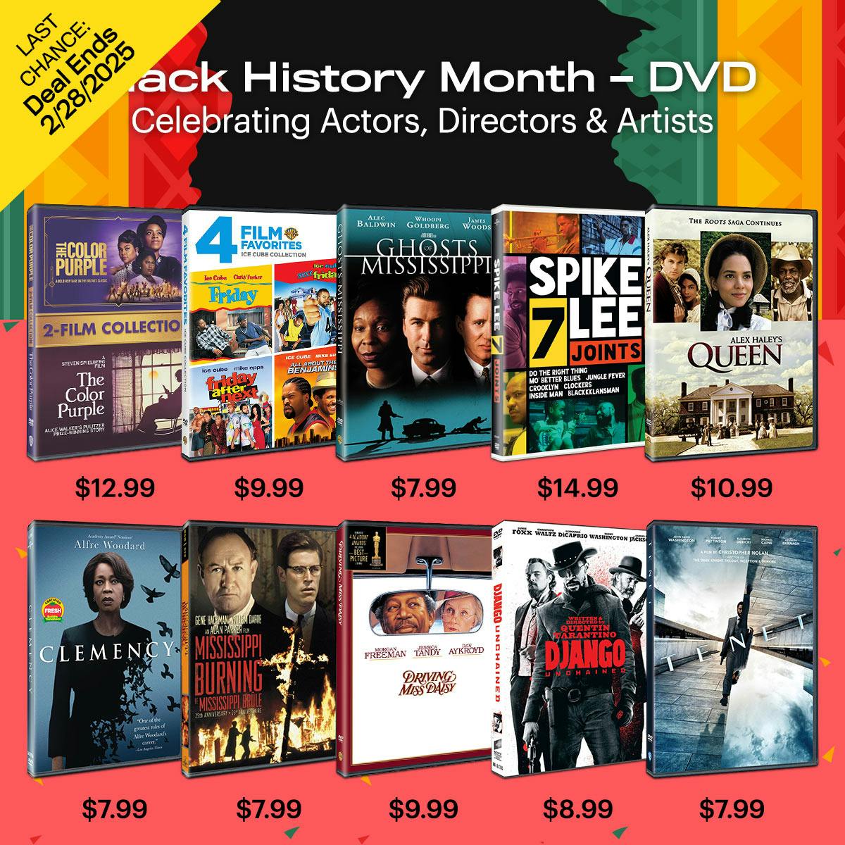 1200x1200 Black History Month DVDs