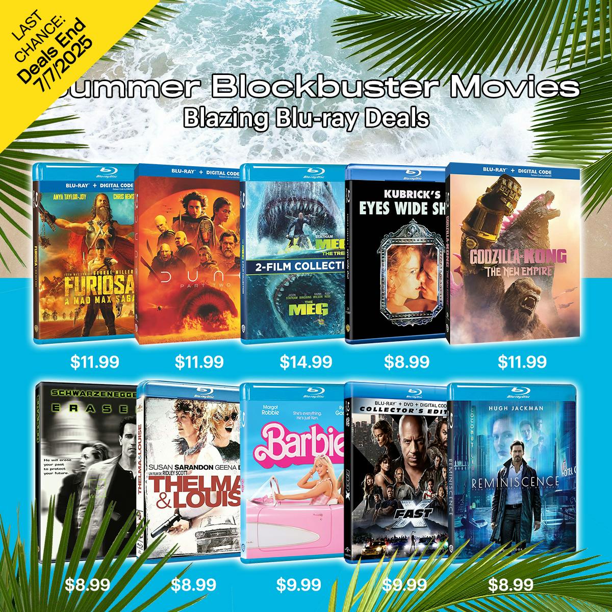 1200x1200 Summer Blockbusters Blu-ray 2025