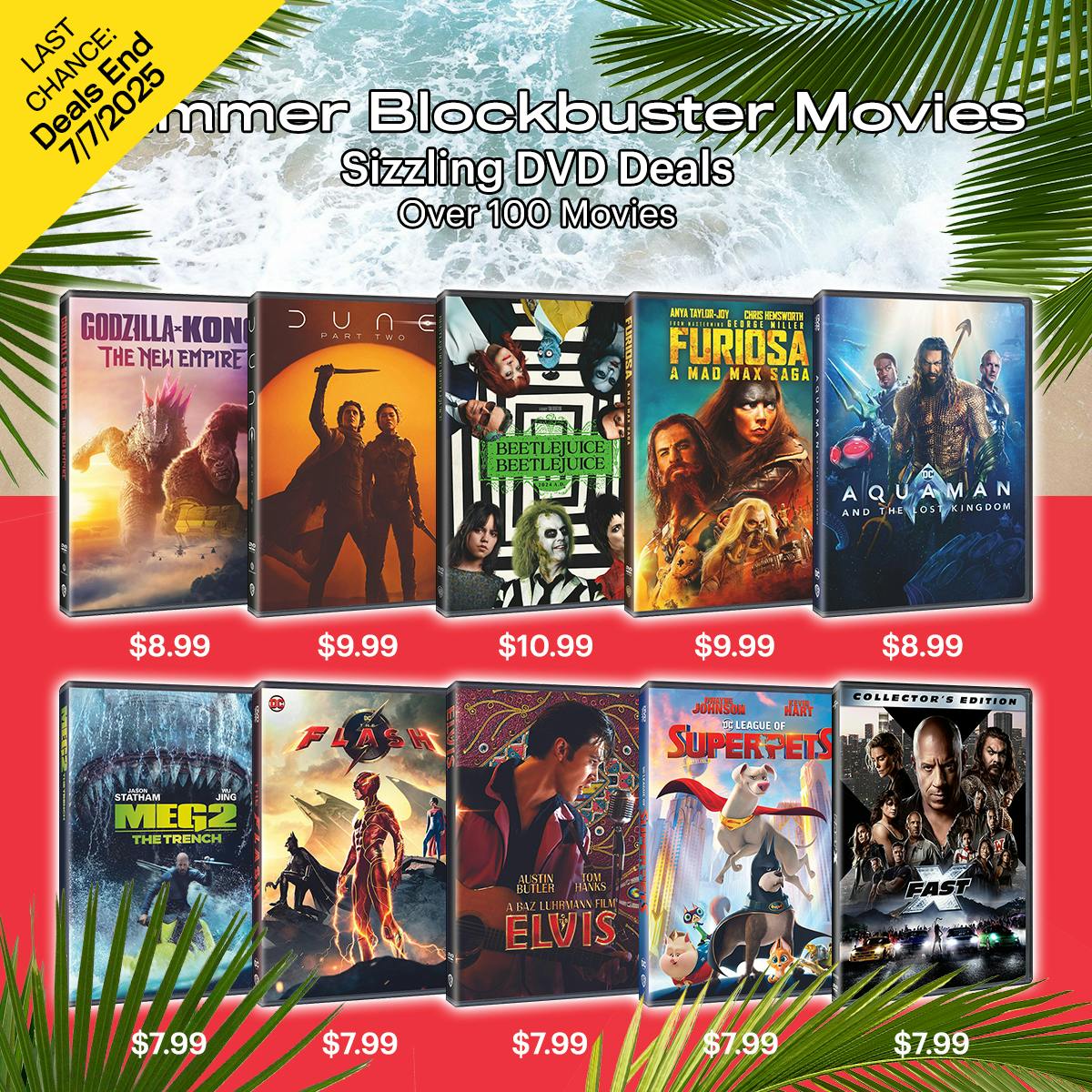 1200x1200 Summer Blockbusters DVD 2025