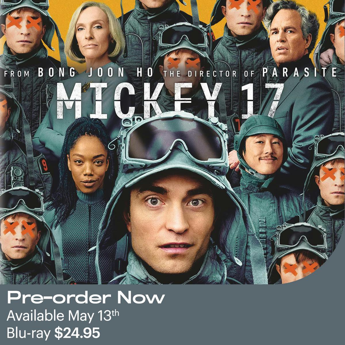1200x1200 Mickey 17 Blu-ray