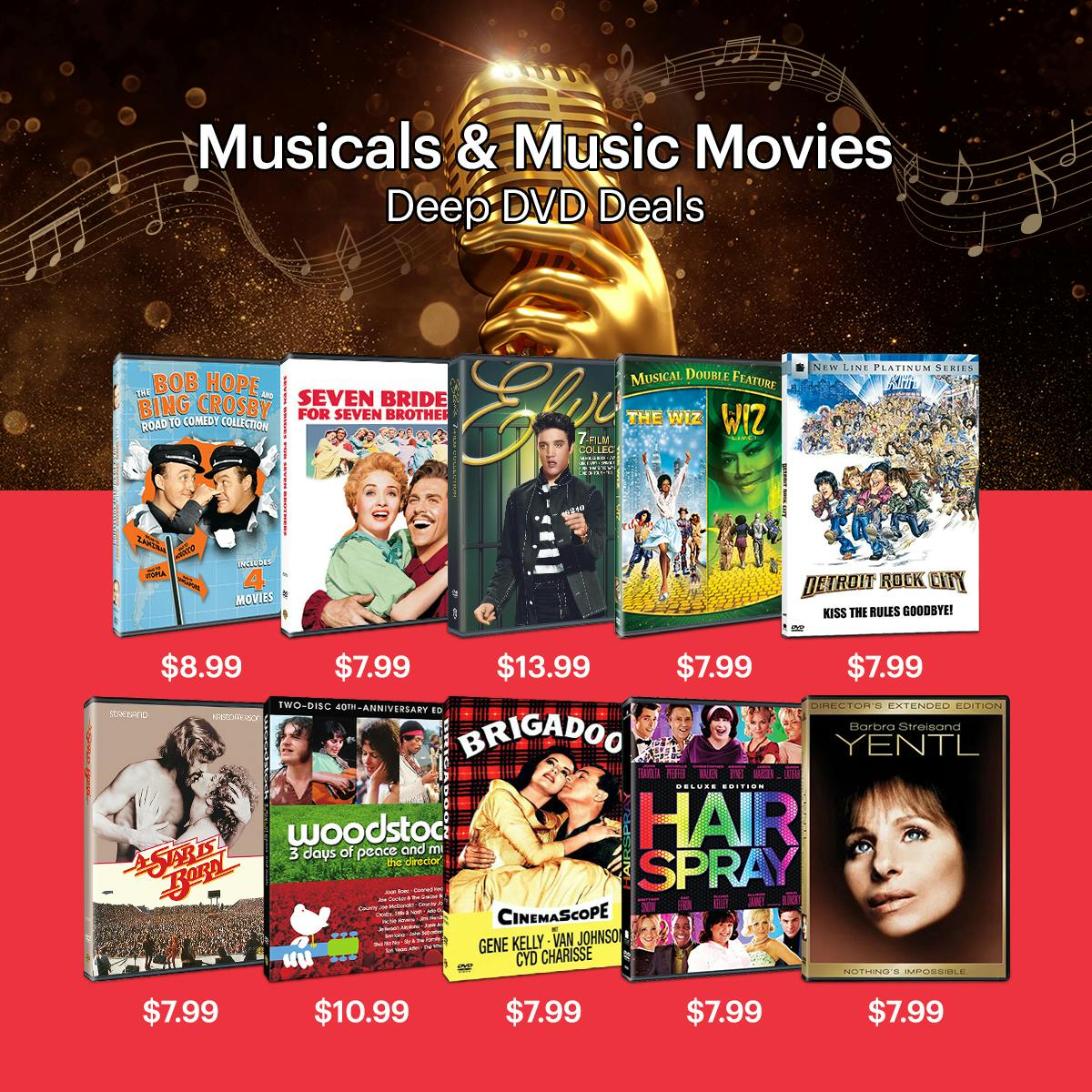 1200x1200 Musicals and Music Movies DVD
