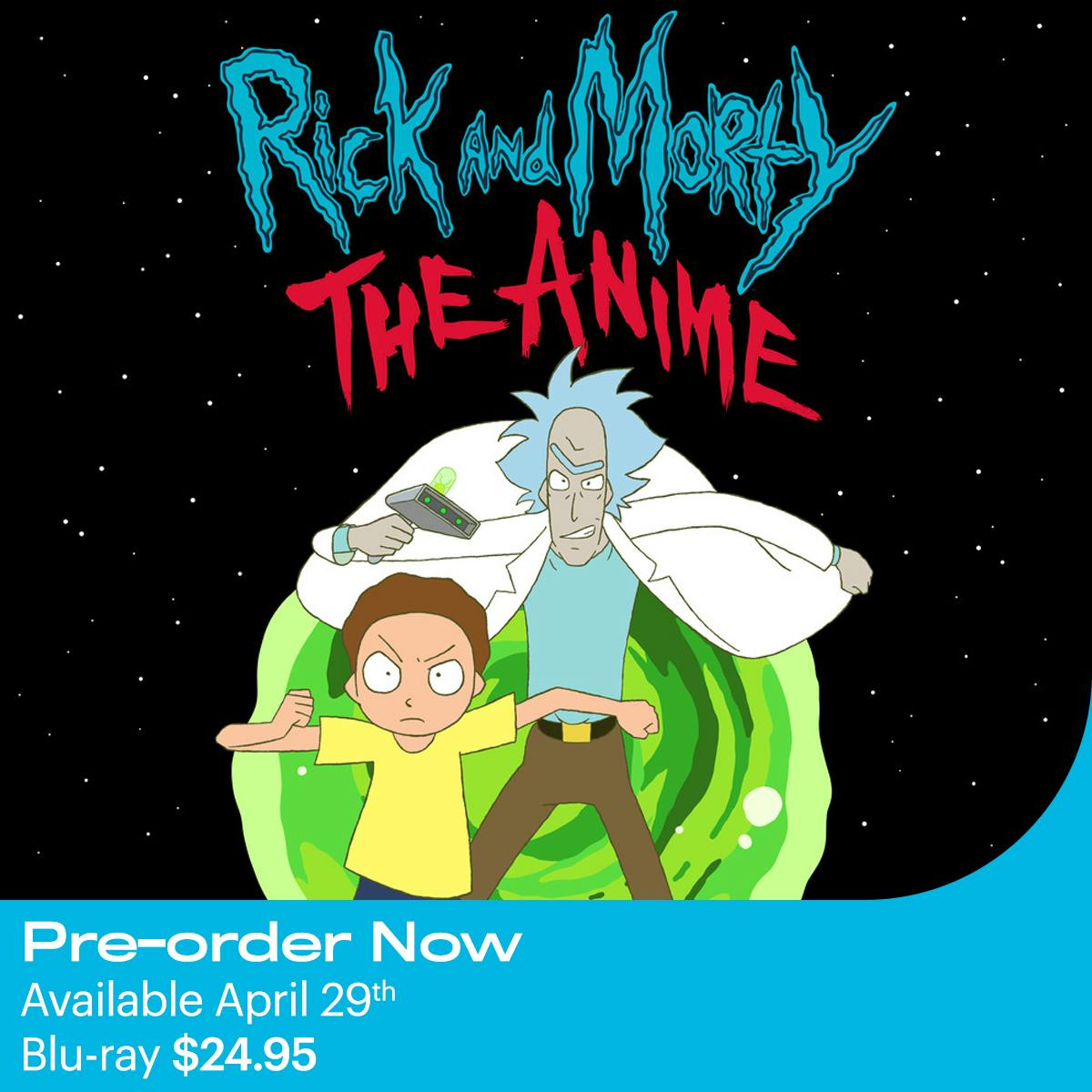 1200x1200 Rick and Morty The Anime Blu-ray