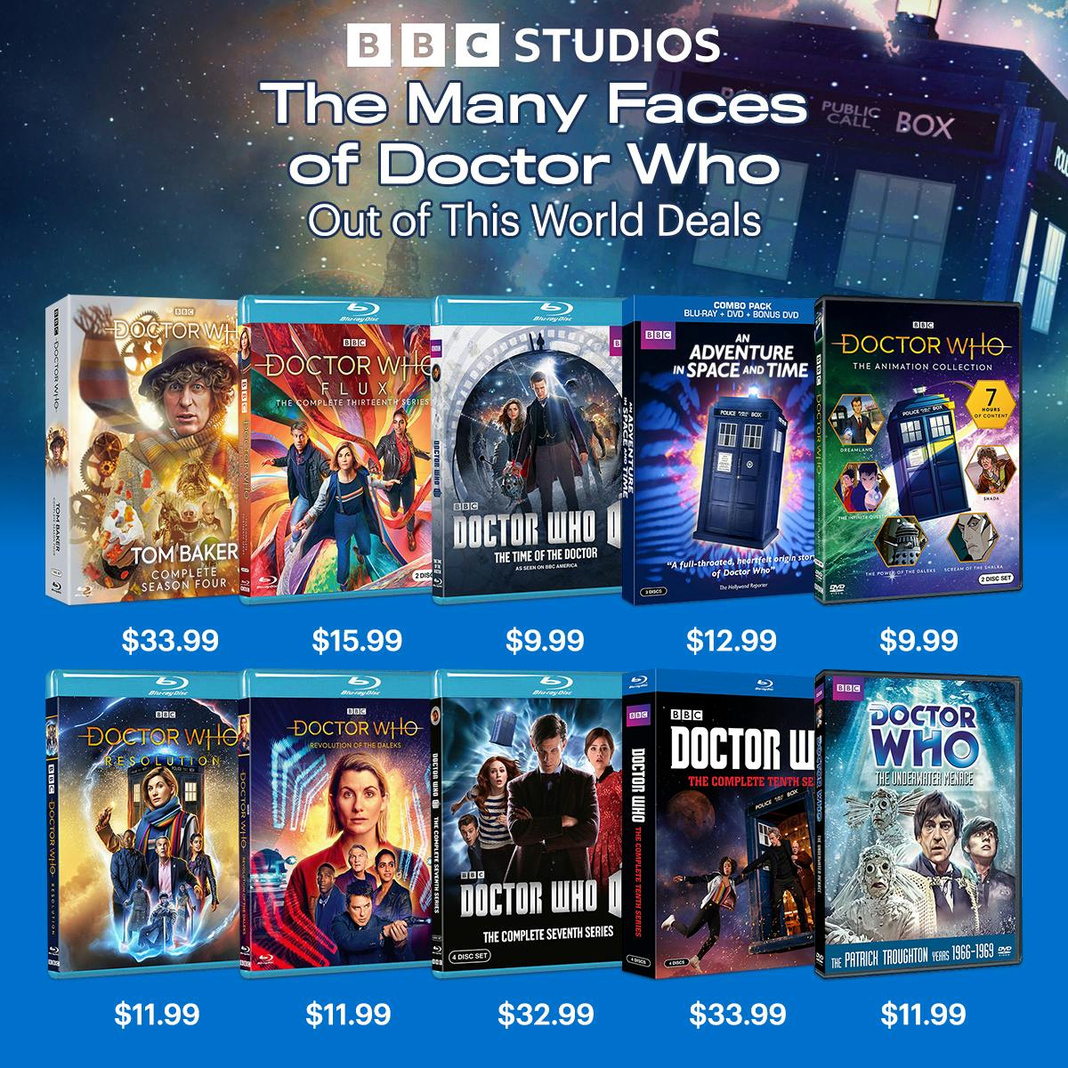 1200x1200 Doctor Who Deals December 2024