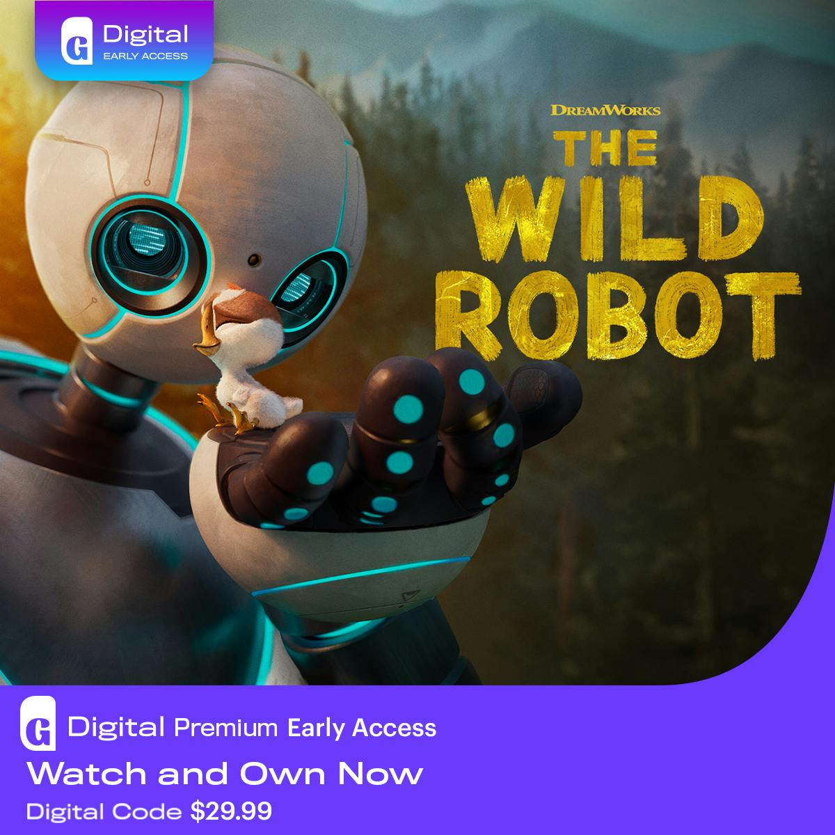 1200x1200 The Wild Robot Digital Code