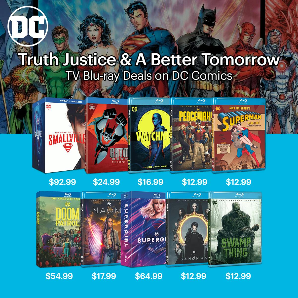 1200x1200 DC Comics Deals on Blu-ray TV 2025